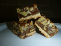 gluten free caramel nut bars