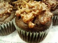 gluten free vegan german chocolate cupcakes