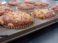 gluten free pineapple coconut muffins