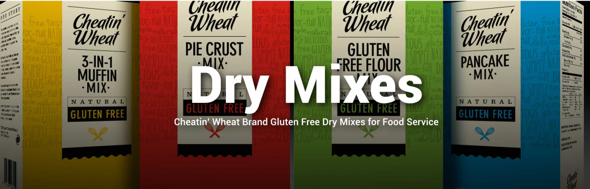 Cheatin' Wheat Brand Gluten Free Dry Mix for Food Service