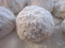 gluten free, egg free pecan snowballs