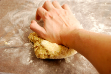 kneading gluten free pasta dough