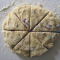portioned gluten free blueberry scone dough