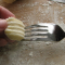 creating the ridges in gluten free gnocchi